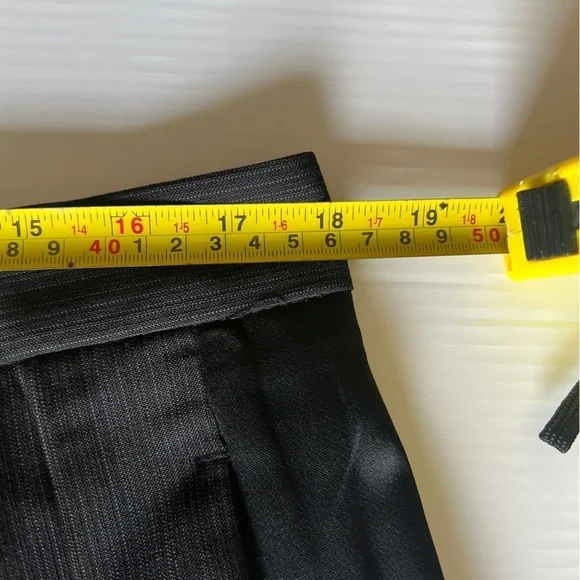 ZARA PINSTRIPE SUIT PANTS LIMITED EDITION BLACK SIZE 34  | 6770/023/800 - Picture 10 of 12